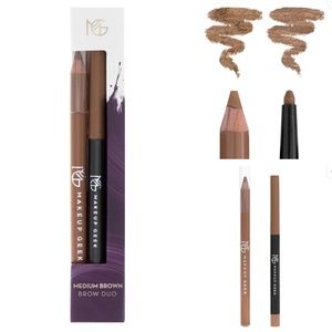 3/$15 Makeup Geek Brow Duo in Medium Brown Cruelty Free